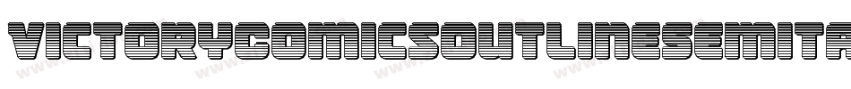 VictoryComicsOutlineSemital-xeEK字体转换