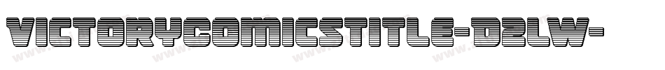 VictoryComicsTitle-D2lW字体转换