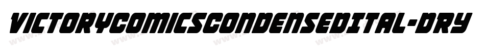 VictoryComicsCondensedItal-dRYE字体转换
