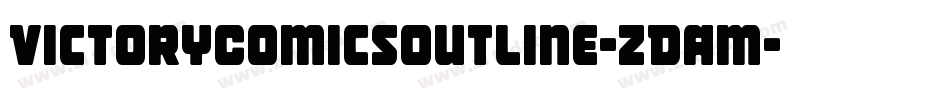 VictoryComicsOutline-ZDAm字体转换