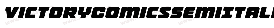 VictoryComicsSemiItalic-pdXK字体转换