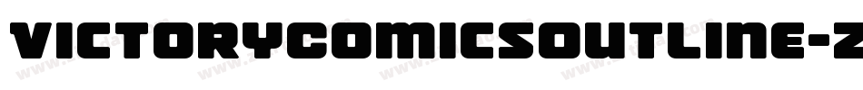 VictoryComicsOutline-ZDAm字体转换