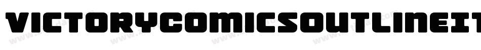 VictoryComicsOutlineItalic-3DpL字体转换 VictoryComicsOutlineItalic-3DpL字体转换