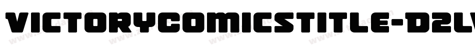 VictoryComicsTitle-D2lW字体转换