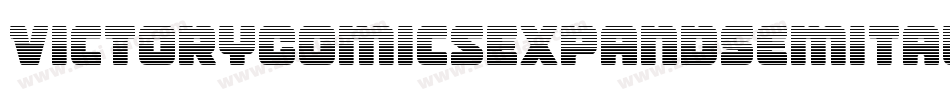 VictoryComicsExpandSemital-gYKP字体转换