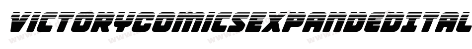VictoryComicsExpandedItalic-Xxpj字体转换