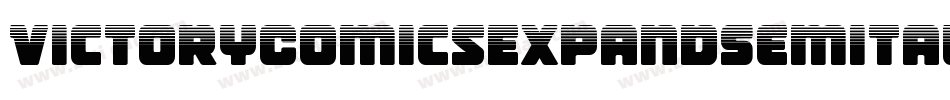 VictoryComicsExpandSemital-gYKP字体转换