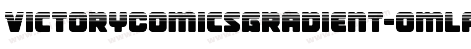 VictoryComicsGradient-omLa字体转换