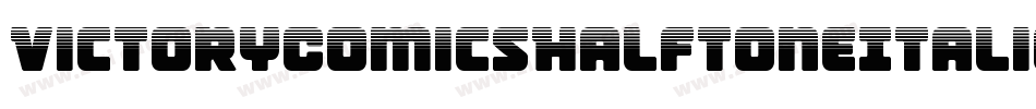 VictoryComicsHalftoneItalic-eBr6字体转换