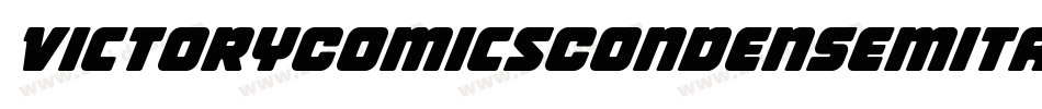 VictoryComicsCondenSemital-P0ex字体转换