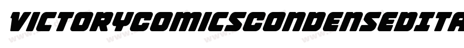 VictoryComicsCondensedItal-dRYE字体转换