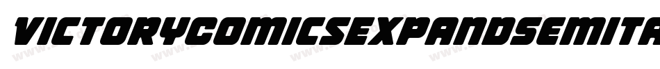 VictoryComicsExpandSemital-gYKP字体转换