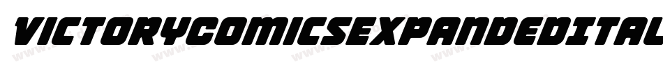 VictoryComicsExpandedItalic-Xxpj字体转换