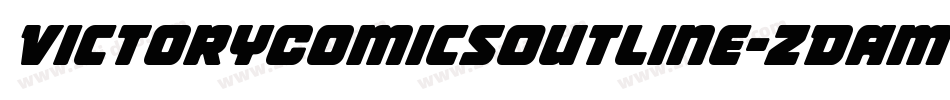 VictoryComicsOutline-ZDAm字体转换