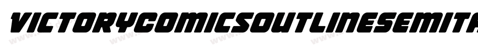 VictoryComicsOutlineSemital-xeEK字体转换