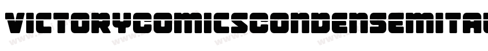 VictoryComicsCondenSemital-P0ex字体转换