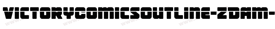 VictoryComicsOutline-ZDAm字体转换