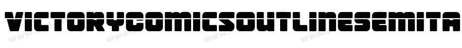 VictoryComicsOutlineSemital-xeEK字体转换