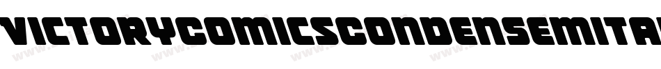 VictoryComicsCondenSemital-P0ex字体转换