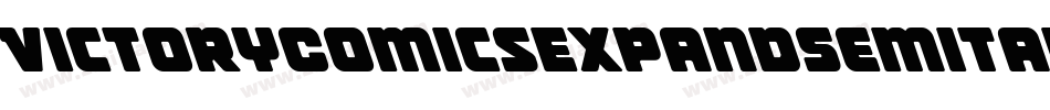 VictoryComicsExpandSemital-gYKP字体转换