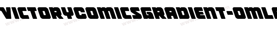 VictoryComicsGradient-omLa字体转换