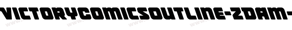 VictoryComicsOutline-ZDAm字体转换