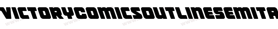 VictoryComicsOutlineSemital-xeEK字体转换