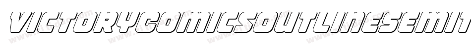 VictoryComicsOutlineSemital-xeEK字体转换