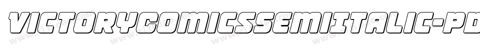 VictoryComicsSemiItalic-pdXK字体转换