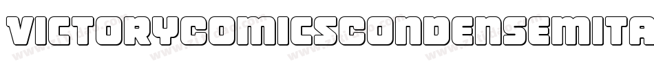 VictoryComicsCondenSemital-P0ex字体转换