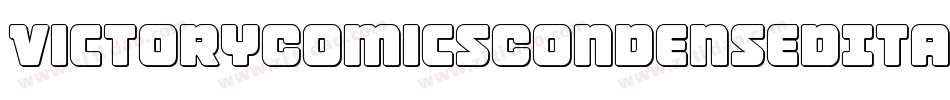 VictoryComicsCondensedItal-dRYE字体转换