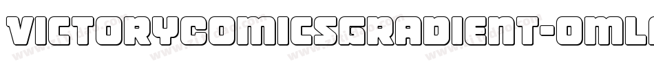 VictoryComicsGradient-omLa字体转换