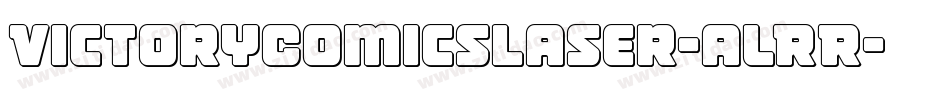 VictoryComicsLaser-alRR字体转换