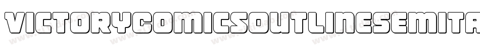 VictoryComicsOutlineSemital-xeEK字体转换