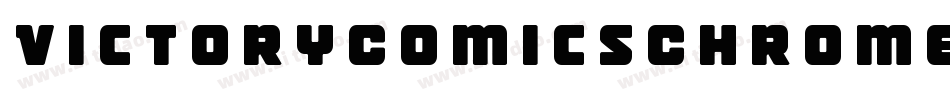 VictoryComicsChromeItalic-7JVR字体转换