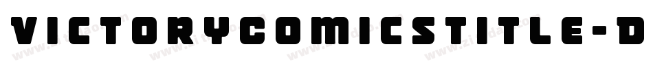 VictoryComicsTitle-D2lW字体转换