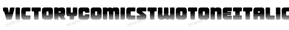 VictoryComicsTwoToneItalic-VZXz字体转换