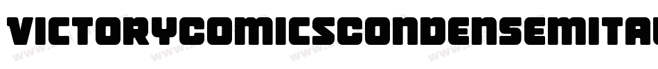VictoryComicsCondenSemital-P0ex字体转换