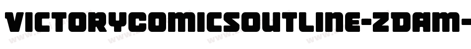 VictoryComicsOutline-ZDAm字体转换