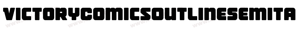 VictoryComicsOutlineSemital-xeEK字体转换