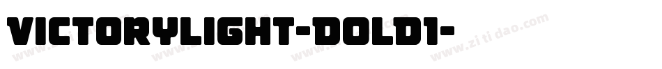 VictoryLight-DOLD1字体转换