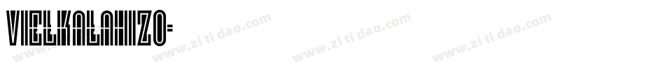 Vielkalahizo字体转换