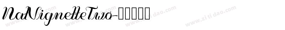 NatVignetteTwo字体转换
