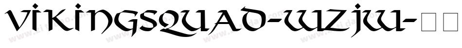 VikingSquad-wzjw字体转换