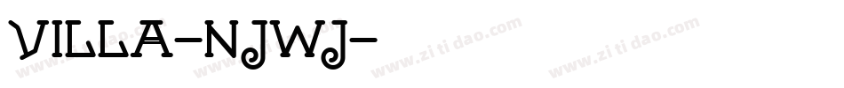 Villa-njwJ字体转换