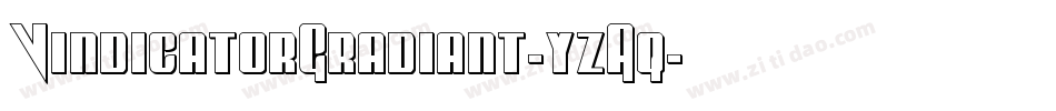 VindicatorGradiant-yzAq字体转换