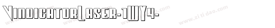 VindicatorLaser-1WY4字体转换
