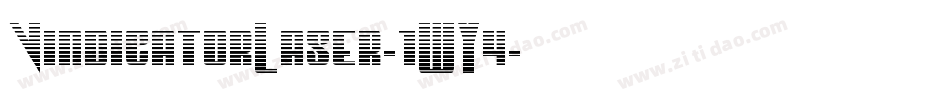 VindicatorLaser-1WY4字体转换