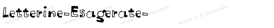 Letterine-Esagerate字体转换