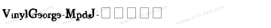 VinylGeorge-MpdJ字体转换
